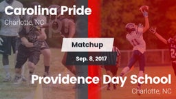 Matchup: Carolina Pride vs. Providence Day School 2017