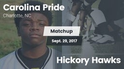 Matchup: Carolina Pride vs. Hickory Hawks 2017