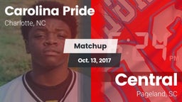 Matchup: Carolina Pride vs. Central  2017