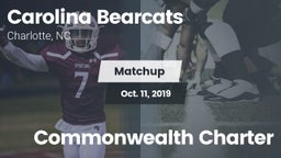 Matchup: Carolina Bearcats vs. Commonwealth Charter 2019