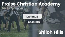 Matchup: Praise Christian Aca vs. Shiloh Hills 2016