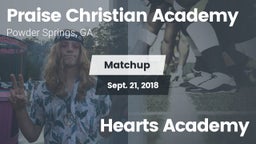 Matchup: Praise Christian Aca vs. Hearts Academy 2018