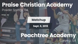 Matchup: Praise Christian Aca vs. Peachtree Academy 2019