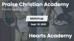 Matchup: Praise Christian Aca vs. Hearts Academy 2020