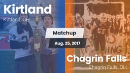 Matchup: Kirtland vs. Chagrin Falls  2017