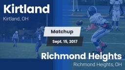 Matchup: Kirtland vs. Richmond Heights  2017