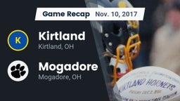 Recap: Kirtland  vs. Mogadore  2017