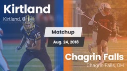 Matchup: Kirtland vs. Chagrin Falls  2018