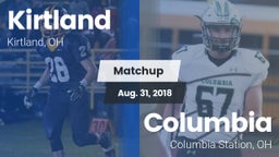 Matchup: Kirtland vs. Columbia  2018