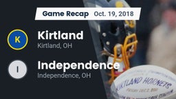 Recap: Kirtland  vs. Independence  2018