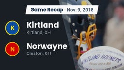 Recap: Kirtland  vs. Norwayne  2018