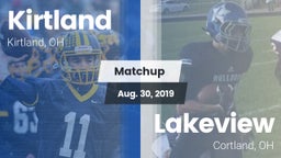 Matchup: Kirtland vs. Lakeview  2019