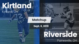 Matchup: Kirtland vs. Riverside  2019