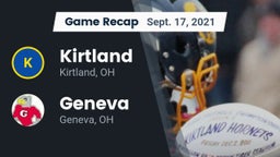 Recap: Kirtland  vs. Geneva  2021