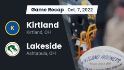 Recap: Kirtland  vs. Lakeside  2022