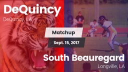 Matchup: DeQuincy vs. South Beauregard  2017