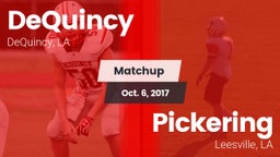 Matchup: DeQuincy vs. Pickering  2017