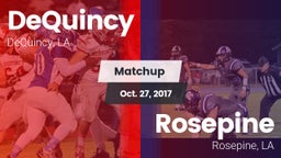 Matchup: DeQuincy vs. Rosepine  2017