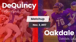 Matchup: DeQuincy vs. Oakdale  2017