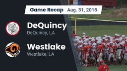 Recap: DeQuincy  vs. Westlake  2018