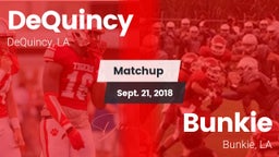 Matchup: DeQuincy vs. Bunkie  2018