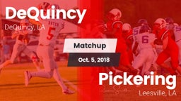 Matchup: DeQuincy vs. Pickering  2018