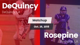 Matchup: DeQuincy vs. Rosepine  2018
