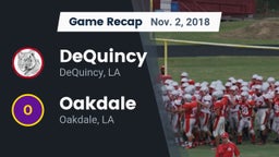 Recap: DeQuincy  vs. Oakdale  2018