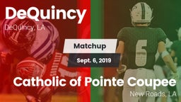 Matchup: DeQuincy vs. Catholic of Pointe Coupee 2019