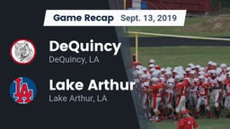 Recap: DeQuincy  vs. Lake Arthur  2019