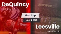 Matchup: DeQuincy vs. Leesville  2019