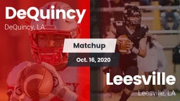 Matchup: DeQuincy vs. Leesville  2020