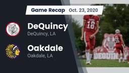 Recap: DeQuincy  vs. Oakdale  2020