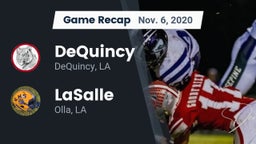 Recap: DeQuincy  vs. LaSalle  2020