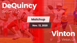 Matchup: DeQuincy vs. Vinton  2020