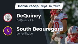 Recap: DeQuincy  vs. South Beauregard  2022