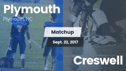 Matchup: Plymouth vs. Creswell  2017