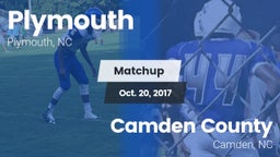 Matchup: Plymouth vs. Camden County  2017