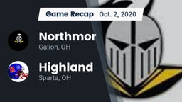 Recap: Northmor  vs. Highland  2020