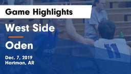 West Side  vs Oden  Game Highlights - Dec. 7, 2019