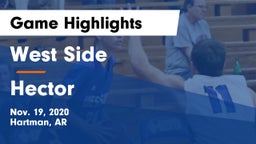 West Side  vs Hector  Game Highlights - Nov. 19, 2020