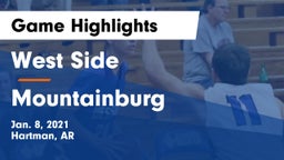 West Side  vs Mountainburg  Game Highlights - Jan. 8, 2021