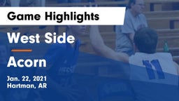 West Side  vs Acorn  Game Highlights - Jan. 22, 2021