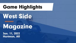 West Side  vs Magazine  Game Highlights - Jan. 11, 2022