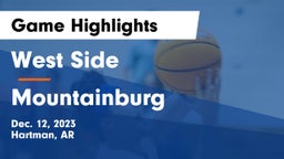 West Side  vs Mountainburg  Game Highlights - Dec. 12, 2023