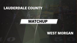 Matchup: Lauderdale County vs. West Morgan  2016