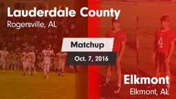 Matchup: Lauderdale County vs. Elkmont  2016