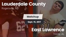 Matchup: Lauderdale County vs. East Lawrence  2017
