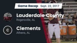 Recap: Lauderdale County  vs. Clements  2017