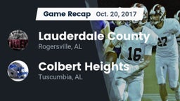 Recap: Lauderdale County  vs. Colbert Heights  2017